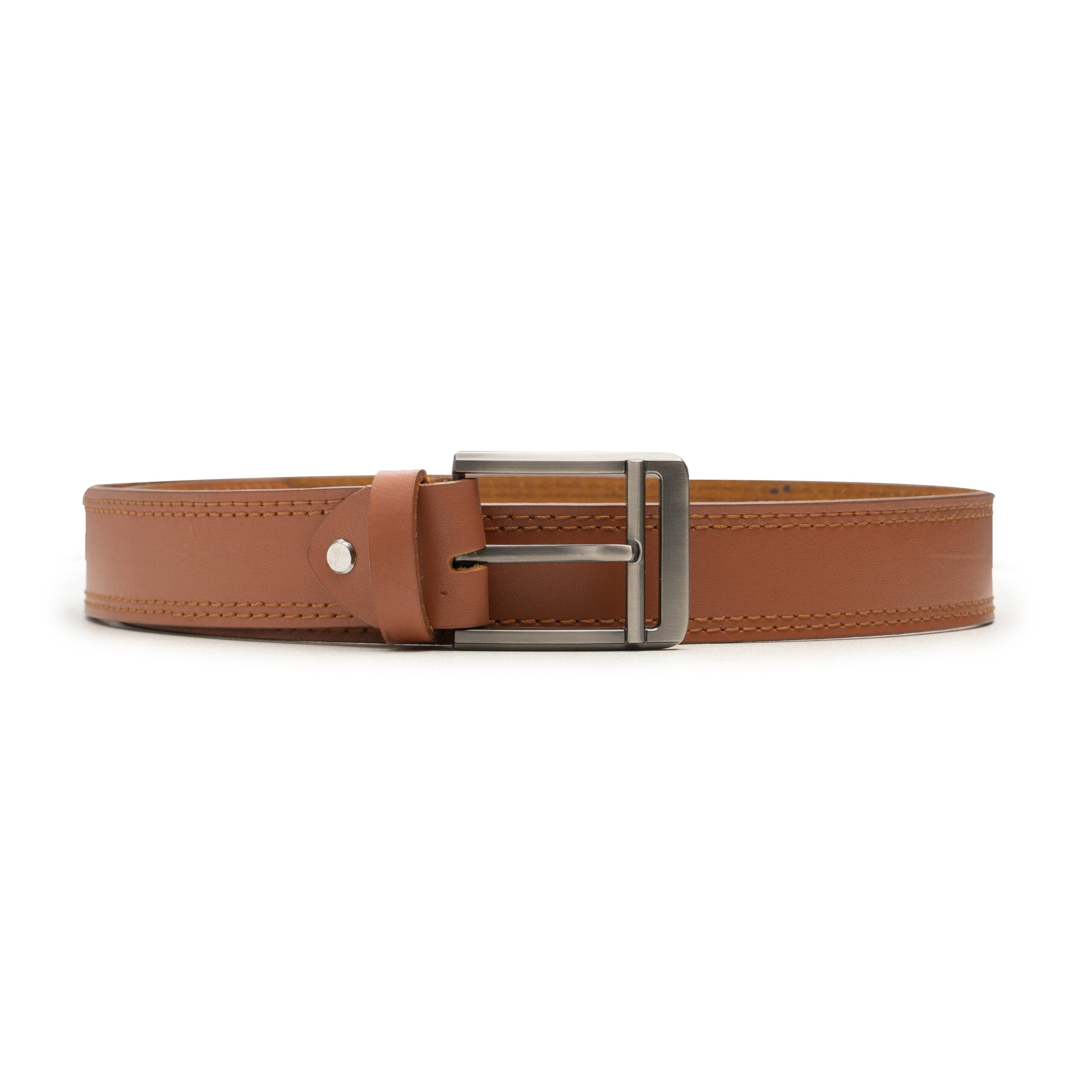 Tan Brown Leather Belt