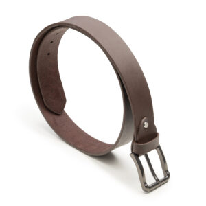 Premium Dark Brown Leather Belt