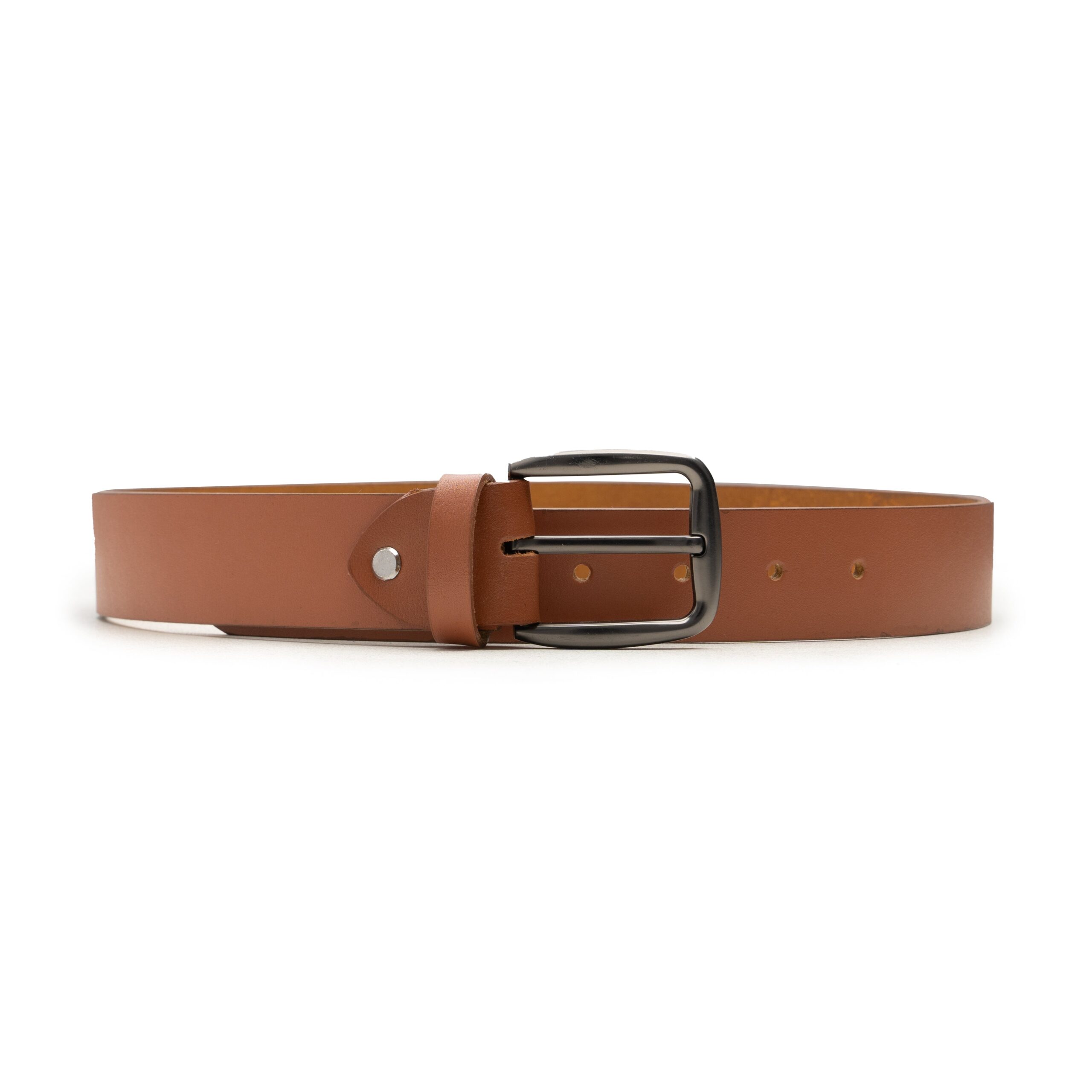 Premium Tan Brown Leather Belt